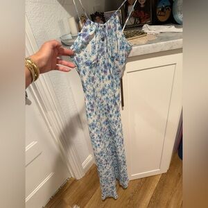 Rouje SILK dress floral blue